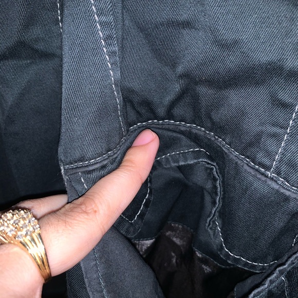 Small Charcoal Grey Buttoned Jacket - Picture 6 of 10